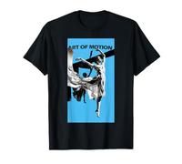 Modern Ballerina Dance Graphic Silhouette T-Shirt