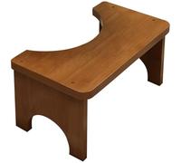 Modern Bamboos Toilet Step Stool with Easy Cleaning Coating Multifunctional Home Use for Safe Bathroom Bamboos Stool for Bathroom