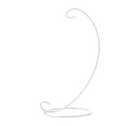 Modern Banana Hanger-Fruit Hanger Tree Stand with Stainless Steel Hook to Keep Bananas Fresh for Kitchen Countertop (Silver_B)