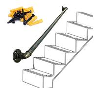 Modern Banister Kit6ft Indoor/Outdoor for Walls Adjustable 1ft20ft Wall Balustrade Foot Support Safe Railing Handle for ways