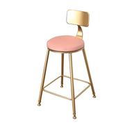 Modern Bar Stool, Gold Nordic Iron High Chair for Dining, Lounge & Bar, Stylish Metal Counter Stool, Perfect for Home & Commercial Use