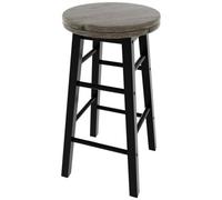 Modern Bar Stool Solid Wood Seat Kitchen Pub Dining Furniture