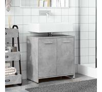 Modern Bathroom Cabinet Basin Storage Cupboard Organiser Engineered Wood vidaXL