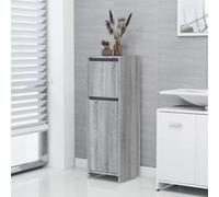Modern Bathroom Cabinet Washroom Storage Cabinet Cupboard Engineered Wood Vidaxl
