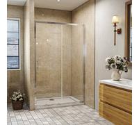 Modern Bathroom Chrome Framed 1000X1900mm Sliding Shower Door 6mm Glass Screen Cubicle