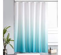 Modern Bathroom Décor Shower Curtain, Elegant & Luxury Ombre Design Textured Fabric, Heavy Duty Fabric Waterproof Shower Curtain for Bathrooms,