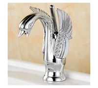 Modern Bathroom Faucet Classic Bathroom Basin Faucet High Short Optional Bird Shape Bubbler Gentle Effluent Hot and Cold Water Mixer Taps Drain Assembly