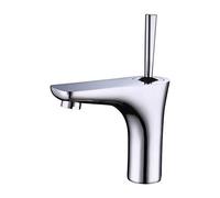 Modern Bathroom Faucet Mixer Tap for Bathtub and Wash Basin Brass Chrome Finish Cold and Heat Water Control Deck Mount Basin Mixer Taps