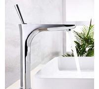 Modern Bathroom Faucet Mixer Tap for Bathtub and Wash Basin Brass Chrome Finish Cold and Heat Water Control Deck Mount Basin Mixer Taps
