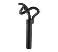 Modern Bathroom Sink Faucet Hot Cold Crane Mixer Waterfall Water Tap Washbasin Faucets Luxury Basin Faucet for Deck Installation (Black High Style)