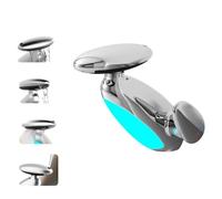 Modern Bathroom Sink Faucet with ET Mood Light, Pull-Down Sprayer 4 Spray Modes,PVD Waterfall Vessel Ceramic Cartridge