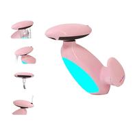 Modern Bathroom Sink Faucet with ET Mood Light, Pull-Down Sprayer 4 Spray Modes,PVD Waterfall Vessel Ceramic Cartridge