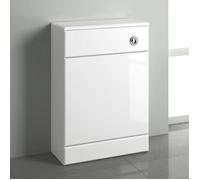 Nuie Mayford Toilet Unit | Gloss White | MDF | 500mm x 300mm