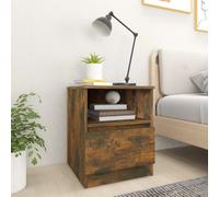 Modern Bed Cabinet Nightstand End Table Bed Side Table Engineered Wood vidaXL