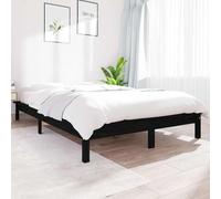 Modern Bed Frame Home Wooden Bedstead Bed Base Solid Wood Pine vidaXL