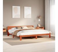 Modern Bed Frame without Mattress Super King Solid Wood Pine vidaXL