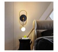 Modern Bedroom Bedside Wall Lamp Minimalist Living Room Background Wall Corridor Staise Lamp Nordic,Energy Conservation Wall Light (3 Colors Light 21cm)
