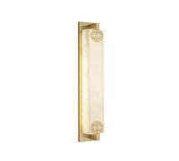 Modern Bedroom Wall Mount Light White Square Swall Sconce Mid Century Corrid3-Color Wall Lamp Wabi Sabi Style Living Room Wall Light Fixture for Bars Porch Stairs Balconies/D/S12*47Cm