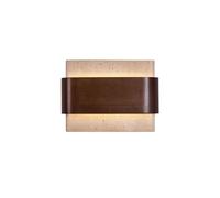 Modern Bedroom Wall Sconce Wabi Sabi Light Natural Stwall Mounted Lamp 23W Travertine Wall Night Light for Staircase Mid Century Vintage Wall Sconces for Children Room Living Room