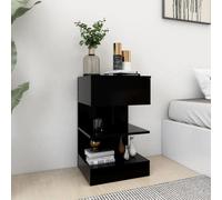 Modern Bedside Cabinet Nightstand Bed Side Storage End Table Unit vidaXL