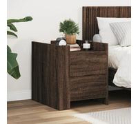 Modern Bedside Cabinet Nightstand End Table Bedside Table Engineered Wood vidaXL