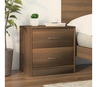 Modern Bedside Cabinet Side Table Bed Cabinet Nightstand Engineered Wood vidaXL