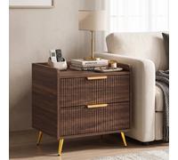 Modern Bedside Table with 2 Drawers for Bedroom, Living Room