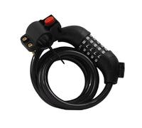Modern Bike Lock, 47.24in Bike Locks Heavy Duty Anti Theft Smart 5 Digit Encryption Stable Performance Bike Personalized Security Device for Most Bike