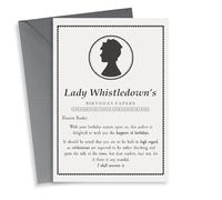 Modern Birthday Card - Bridgerton - Lady Whistledown