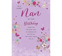 Modern Birthday Card Nan - 9 x 6 inches - Regal Publishing