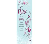 Modern Birthday Card Niece - 9 x 6 inches - Regal Publishing,C80741