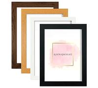 Modern Black 20x14 inch Frame with Safe Perspex Front & Wall Mounting - Use In 20x14 Frame - Photo Frame - Picture Frames - Wooden Frames (20" x 14" (50.8 x 35.6cm), Black)