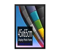 Modern Black 45x65 cm Wall Picture Frame - Sleek Photo Frame for Home Decor - Easy to Hang, Elegant Design - Family Portraits, Art Prints, and Memories