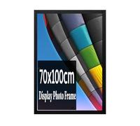 Modern Black 70x100 cm Poster Frame Wall Picture Frame - Sleek Photo Frame for Home Decor - Easy to Hang, Elegant Design - Family Portraits, Art Prints, and Memories