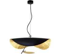 Modern Black and d Pendant Light Fixture with Adjustable Cord - Contemporary Hanging Lamp for Dining Room, Kitchen Island, Living Room, and Bedroom