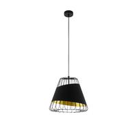 Modern Black and Gold Design Chandelier 1 Light GL0502