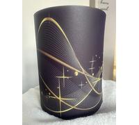 Modern Black and gold edible cake wrap A4 premium icing sheet. Cake decoration