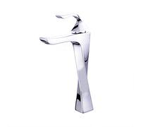 Modern Black Bathroom Faucet, Copper Body Design for Hot and Cold Water, Slish Handle, Ideal for Bathroom Sink, ry Home Improvement Accessory
