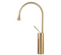 Modern Black Bathroom Sink Faucet with Brushed d Spout - Slish Deck Mounted Tap, Easy Inllat for Contemporary Bathrooms