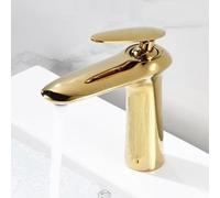 Modern Black d Bathroom Faucet Single Hole Deck Mounted Hot & Cold Water Mixer Brass Torneira Slish Grifo de ABO for Contemporary Decor.