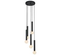 Modern Black Design Chandelier With 5 Lights GL0401