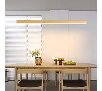 Modern Black Dimmable Rectangular Chaner Light for Kitchen Island and Dining Room Contemporary Ceiling Hanging Lamp 47X47 inch/Black/70 * 20Cm(28 * 8Inch) (White 80 * 10Cm(31 * 4Inch))