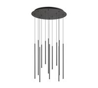 Modern Black LED Design Chandelier for Living Room and Bedroom DL1654