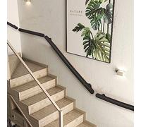 Modern Black Railing il for Indoor/Outdoor Stairs - Complete Kit 3.3ft to 20ft Safety il for Staircase Railing (Size: 450cm)