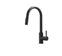 Modern Black Surface Pull Out Kitchen Faucet for G9/16 Sink Single Hole Tap with Wear Resistant & Leak Proof Design (866005)