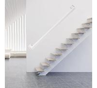 Modern Black/White/Gold Stair Railing Handrail for Indoor/OutdoorComplete Set 1ft to 20ft Available in 1m 1.5m 2m 2.5m 3mSafety Handrails (Color: White)