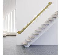 Modern Black/White/Gold Stair Railing il for Indoor/Outdoor - Complete Set 1ft to 20ft Safety ils in Various Sizes (Gold Finish) - & Stylish!