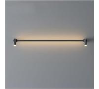 Modern Black & White LED Wall LampStylish Indoor Lighting for Living Room Bedroom Study & Hallway160CM Cool White Light Fixture for Home Decor & Contemporary Design