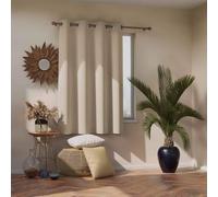Modern Blackout Curtains with Grommets 50 x 100 cmNoise-Reducing Drapes for Bedroom Washable Room Divider Sizes Cream