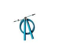 Modern Blue Fitness Skipping Rope. High Speed Adjustable Length. Durable, Lightweight and Portable. Jump Rope Exercise for Health, Fitness, Cardio and Fat Burn.